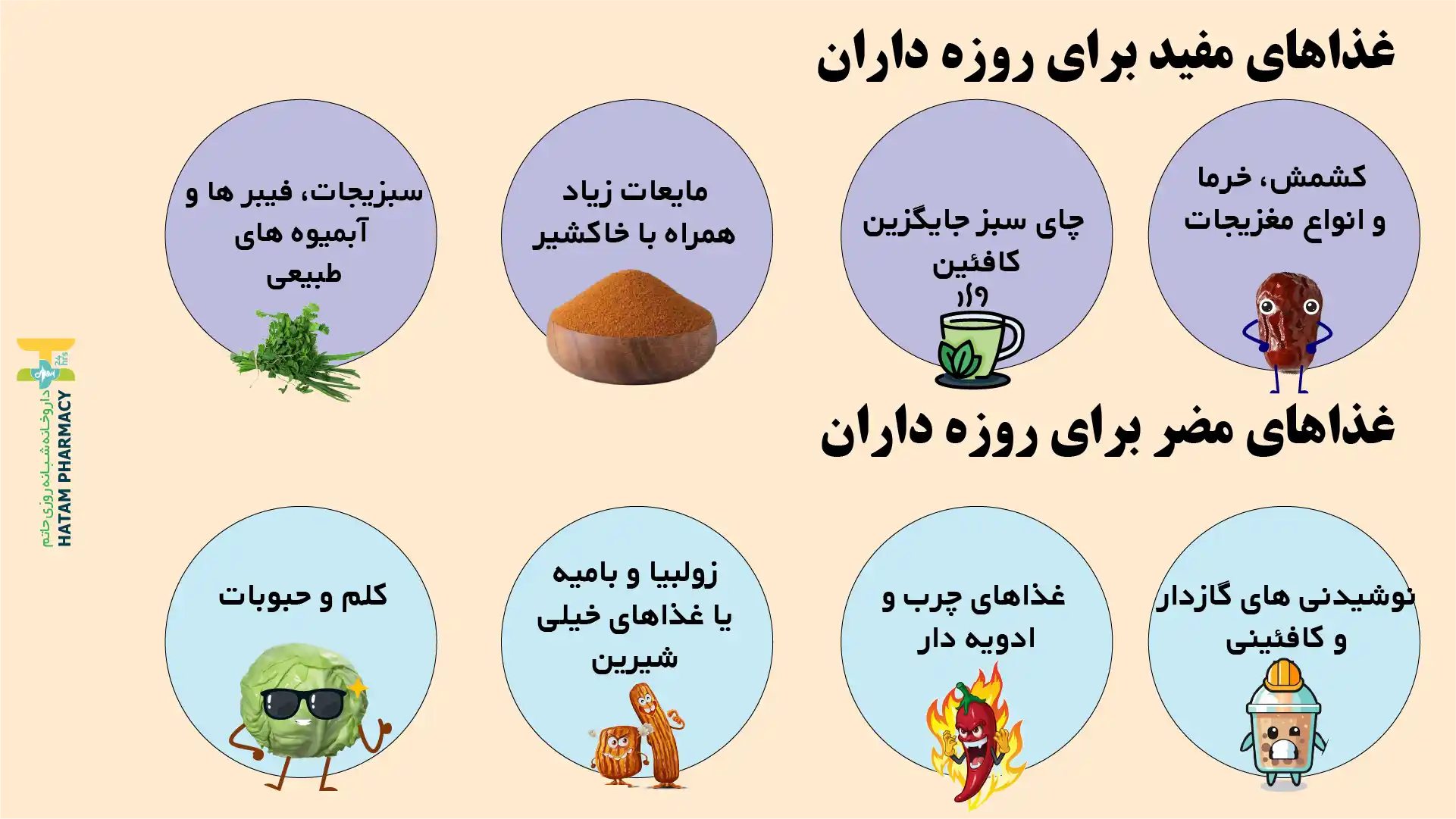 غذاهای مفید برای روزه داری
